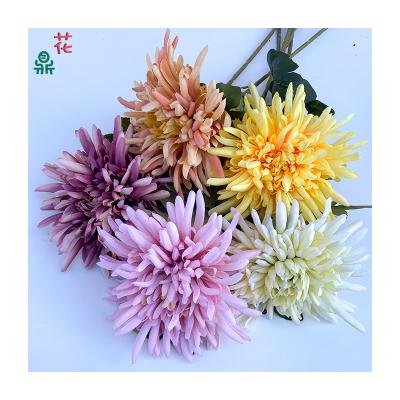 China High simulation quality assurance Factory direct sales of single branch shy female chrysanthemum home window decorations flower materials and artificial flowers for sale