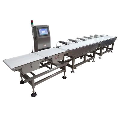 China Automatic Weight Picking System 2-6 Grades Conveyor Weight Grader Grading System For Chicken Legs for sale