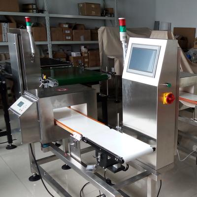 China Beverage Nonferrous Metal Detector With Checkweigher Checkweigher Machine Perfect Accuracy for sale