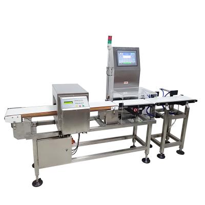 China Conveyor Belt Metal Detector Beverage Combo Automatic Check Weigher With Metales Check Weigher for sale