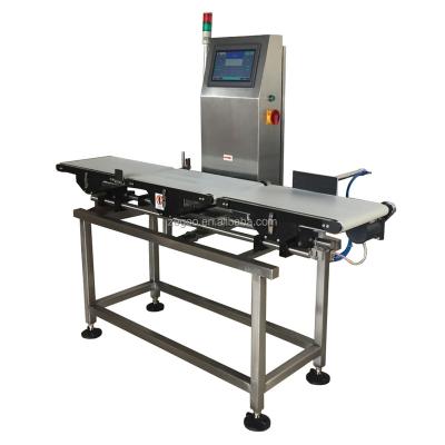 China Food Conveyor Checkweigher Machine Inline Checkweigher With Pusher Rejector for sale