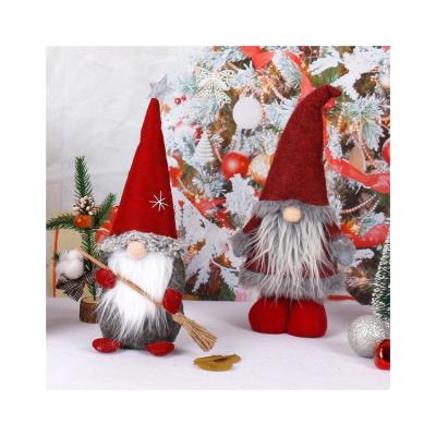 China Hot Selling Christmas Ornament Christmas Decorations Christmas Tree Plush Doll Faceless Doll Toys for sale