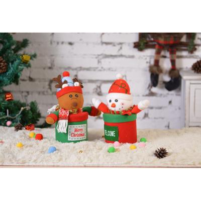 China Fleece Fabric Best Selling Christmas Decoration Dolls Concierration Box for sale