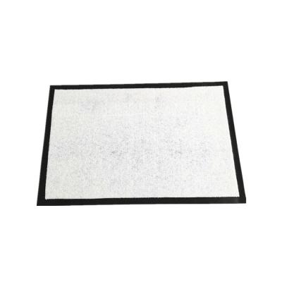 China Custom Washable Entryway Blank Printing PVC Outdoor Door Floor Mat For Sublimation for sale