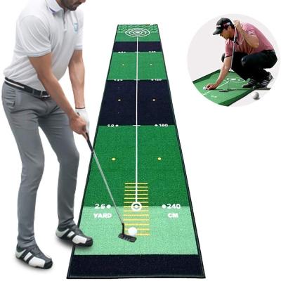 China For Golf Store 18 Years Factory Indoor and Outdoor Custom Practice Shaping Mini Golf Putting Mat for sale