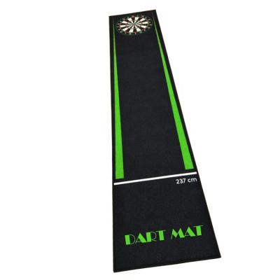 China Custom Printed Dart Logo Rubber Mat Washable for sale