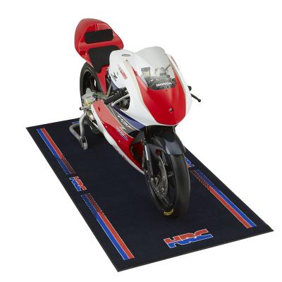 China Stain Resistant 18 Years Factory China Workshop MX Custom Printed Logo Ground Garage Mat Motorcycle Mat for sale