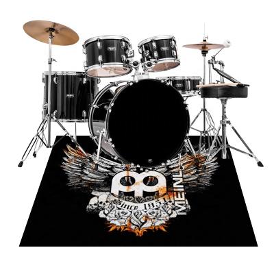 China Custom Drum Mat Floor Drum Cover Set Electronic Drum Pad Play Mat for sale