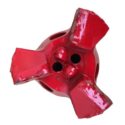 China Rotary Training Drilling Tool Steel Medium Hard Winged Body PDC 4 Soft Training Blades Core Bit for sale