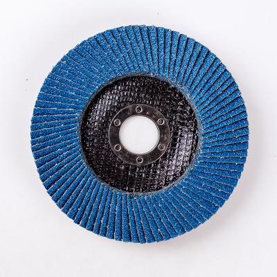 China t27 t29 zirconia grinding polishing blue alumina 115mm 125mm 40 grit fin grinding disc for stainless steel supplier for sale