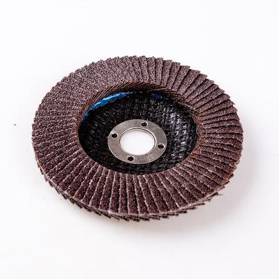 China T27 Fin Grinding Polishing Abrasive Disc Calcined Alumina Oxide Fin Disc for Metal and Wood Polish for sale