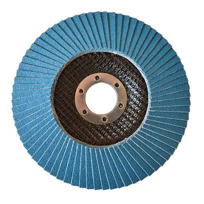 China Durable T27 Zirconium Zirconia Aluminum Oxide Abrasive Wheel Fin Sanding Disc For Stainless Steel Polishing for sale