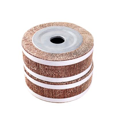 China Durable Polish Material Abrasive Flap Sanding Flap Wheel Grinding Disc Wheel For Metal for sale