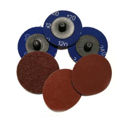 China Wood 2/3 Inches Alumina Zirconia Quick Change Discs Pad Sanding Discs , Surface Treatment Discs for sale