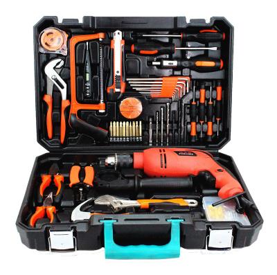 China Electric Industrial Use 112 Pcs Hand Machine- The Kit Box Set 13Mm Electric Drive Impact Drill Tool Kit Tool Box for sale