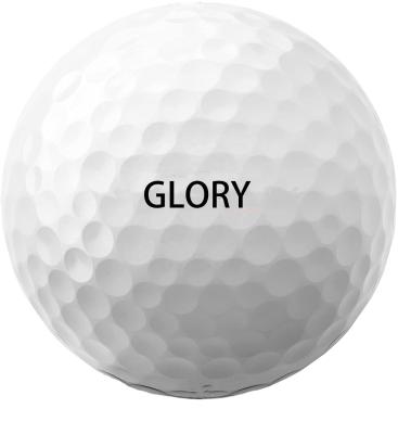 China Rubber+Surlyn Customized Logo Driving Range Golf Ball Golf Practice Ball for sale