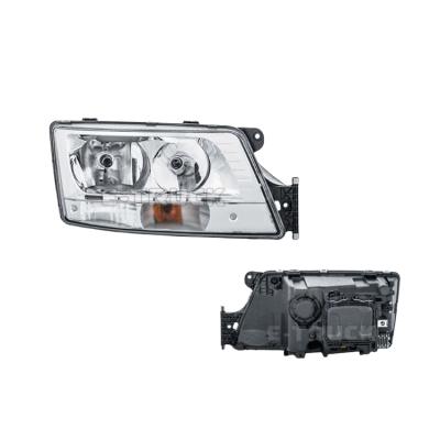 China PC+Glass Electric RHD Head Lamp Head Light With DRL OEM 81251016766 RH LED For MAN Truck Use for sale