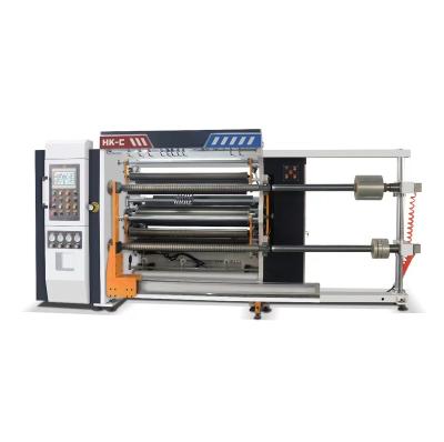 China Full Automatic Factory PVC Roll Film Slitting And Rewinding Machine for sale