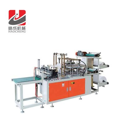 China Automatic Disposable Hotels Computer Control Ruian PE Plastic Gloves Making Machine for sale