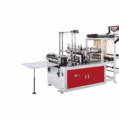 China Hotels Double Layer Two Line Heat Sealing And Cold-Cut Bag Making Machine for sale