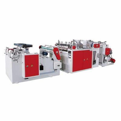 China Hotels Two Lines High Speed ​​Semi-automatic Bag-on-Roll Making Machine With Core for sale