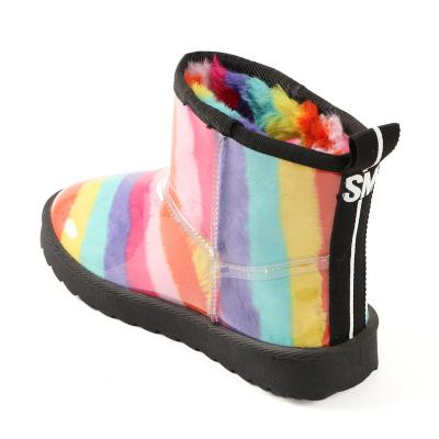 China Round Women's Fashion Winter Snow Boots Cotton Soft Sole Warm Shoes Waterproof for sale