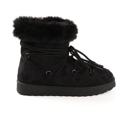 China New Fashion Round Winter Anti-slippery Rhinestone Walking Warm Snow Boot for sale