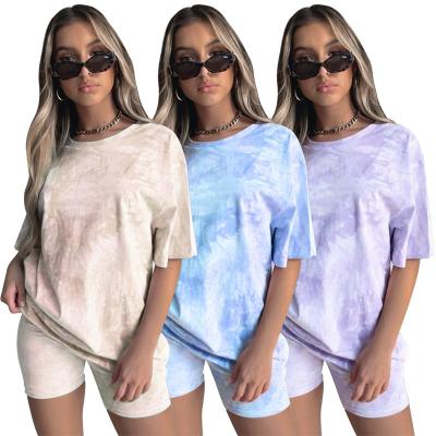 China tiktok hotsale gym wear tie dye gym anti-pilling yoga pants clothing sport wear for sale