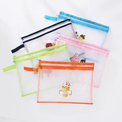 China Multifunctional China Factory Customized Logo Document Recyclable Nylon Ziplock Pocket Folder Bag for sale