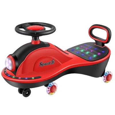 China Touch Screen APP Control IP68 China Waterproof 1.5 To 5 Years 3 In 1 Ride Bustle Car Kids Balance Bike Baby Tricycle With Putter Happy Swing Car For children for sale