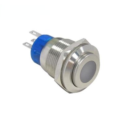 China Controller 16mm Metal Push Button Switch Metal Dome Switch Industrial Metal Remote Push Button Switch for sale