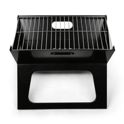 China Easily Assembled Wholesale x-type Outdoor Camping Furnace Mini Suitcase Charcoal Stove Mini Suitcase BBQ Grill BBQ Grill for sale