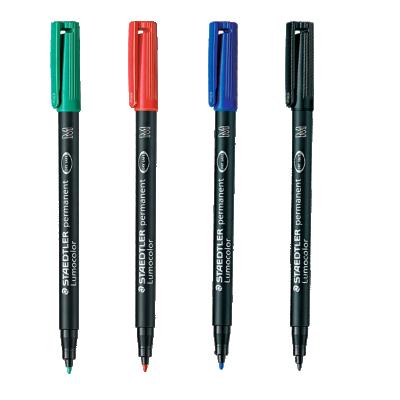 China Promotion Permanent Marker Pen CD Lumocolor 317M Green Blue Red Black Waterproof Marker\Business\School\Office STAEDTLER OHP 1.0mm for sale