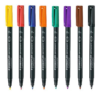 China STAEDTLER 10 OHP Marker Lumocolor CD Quick Drying Permanent Marker 318F Dry Safe Waterproof 0.6mm for sale