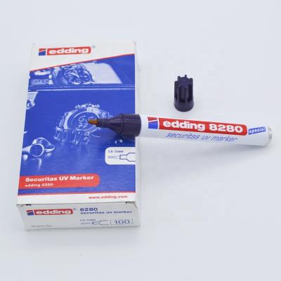 China Edding Securitas Permanent Marker Pen UV Quick-Dry Marker Ink is only visible under 8280 UV light for sale