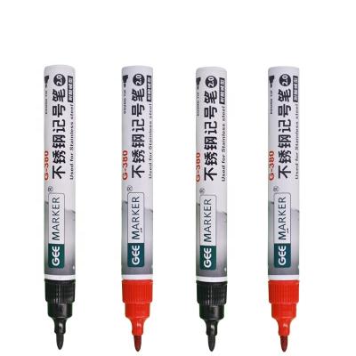 China geemarker stainless steel permanent marker used for G-380 stainless steel blacken red 2.0mm for sale