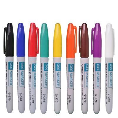 China promotional permanent pen geemarker fine point marker used for stainless steel G-370 1.0mm for sale