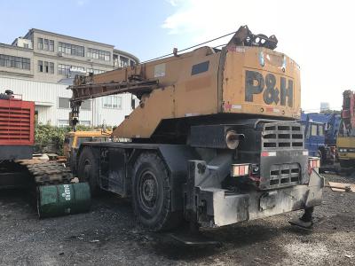 China Kobelco 25 Ton Rough Terrain Mobile Crane Used 4 Section Booms Mitsubishi Engine for sale