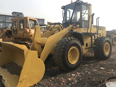 China A/C Cabin Used KOMATSU Loader WA320-3 , Second Hand Loader Komatsu S6D108 Engine for sale