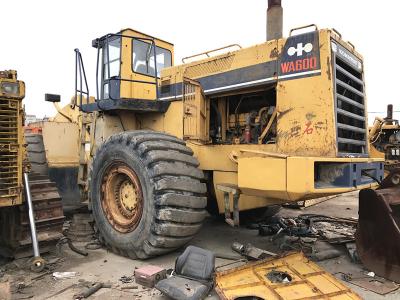 China Grote Voorwiel Gebruikte Lader wa600-1 het Jaarserienummer 10984 van KOMATSU van 2002 Te koop