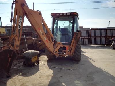 China 4WD Used  580M Backhoe Loader 95hp Engine Power Original Color 812 Work Hours for sale