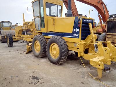 China 5 Nivelleermachine gd623a-1 van stelenschulpzaag Gebruikte KOMATSU de Motor155hp Goede Voorwaarde van KOMATSU 6D125 Te koop