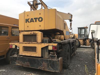 China 25 Ton Tweede Hand van KATO Kr-250 Al Terrein Mobiele Kraan 4 Secties Boom Te koop