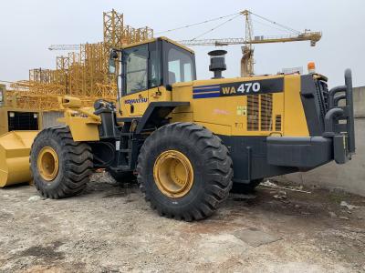 China Gebruikte KOMATSU Lader wa470-6 van de machtsverschuiving 203KW 4.2cbm Emmer Te koop