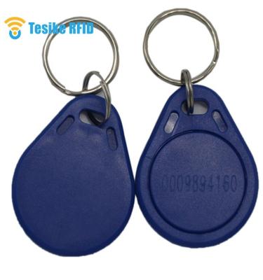 China New Products Plastic Key Fob Waterproof 125Khz/13.56Mhz RFID/Color Waterproof Different Custom Proximity For Door Management for sale