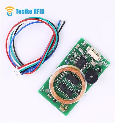 China Access Control New Product 125KHz ID 13.56MHz ISO14443A TYPE Waterproof USB UART RS232 Interface RFID Card Reader Dual Frequency Module for sale