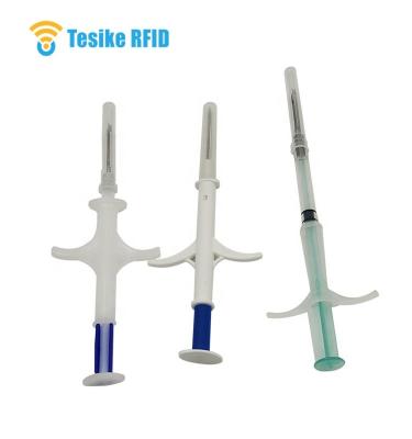 China New Product FDX-B 134.2khz RFID TAG Dog Cat Syringe Transponder Micro Chip Implant PET Animal Glass Chips For Animal for sale