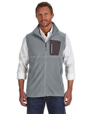 China Custom Anti-pilling Mens 100% Polyester Microfleece Fleece Vest for sale