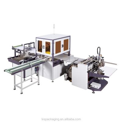 China LS-450 S Automatic Rigid GARMENT Gift Box Forming Making Machine for sale