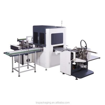 China LS-450 CLOTHING Plus Automatic Rigid Gift Box Wrapping Machine for sale